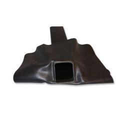 Tuyau d'écoulement EPDM 60x100x500 mm avec rabat 45˚