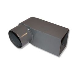 Connexion de drain PVC 60x100 mm, tube 80-100 mm