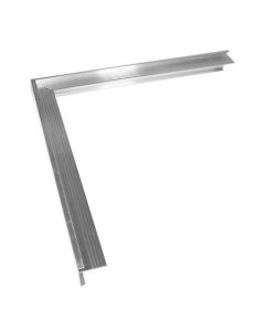 Bordure de toit en aluminium, coin extérieur 35x28 mm