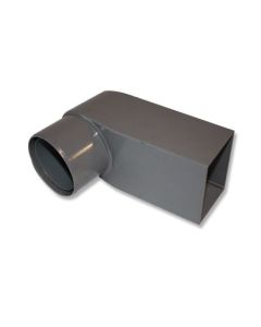 Connexion de drain PVC  60x100 mm, tube 80-100 mm