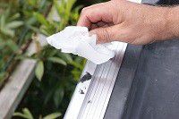 Gebruik cleaning wipes